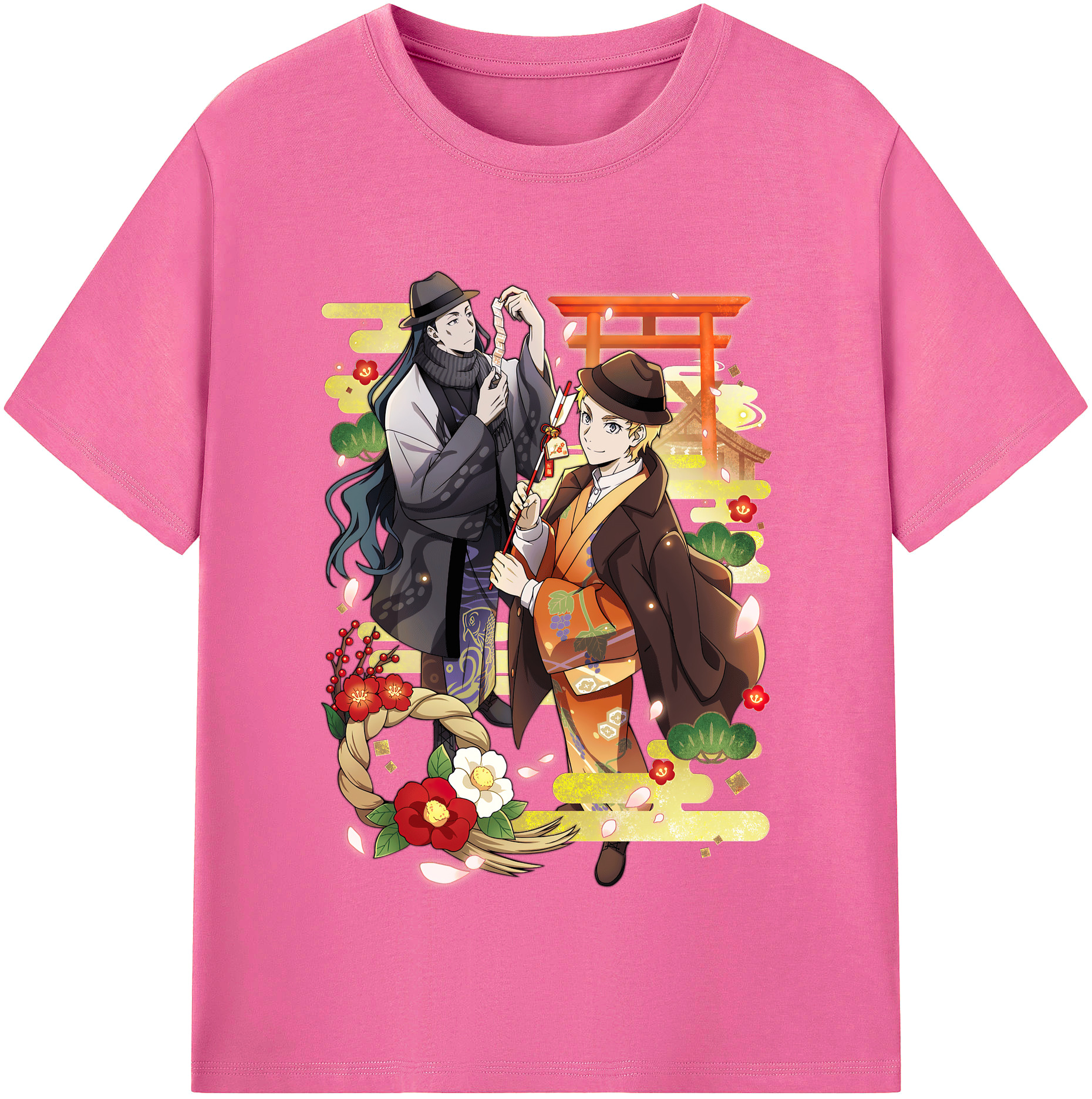 （画像用） 文豪ストレイドッグス Bungo Stray Dogs レディースカジュアルプリントTシャツ（綿100％）